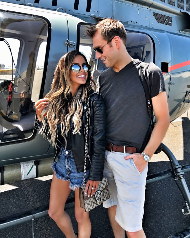 fashion blogger mia mia mine in oahu helicopter ride