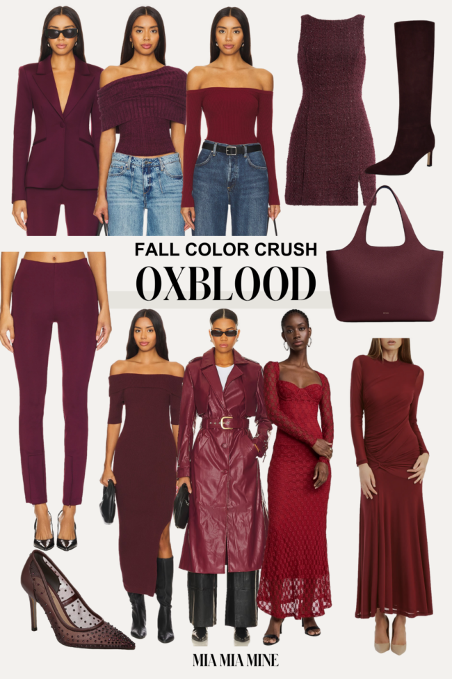 fall color trend chocolate burgundy