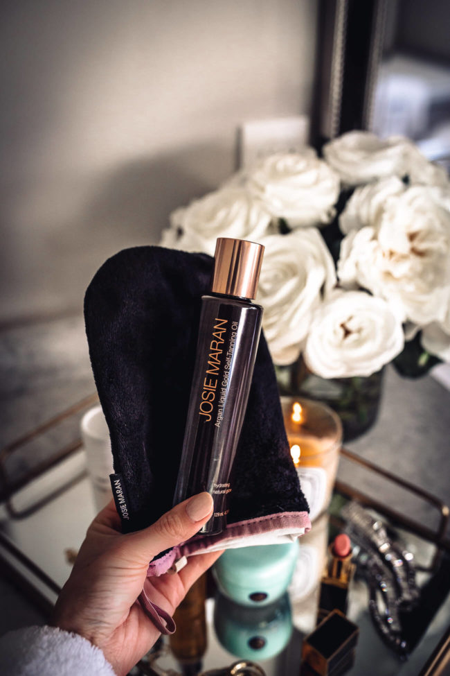 fashion blogger mia mia mine josie maran liquid gold tanning oil review