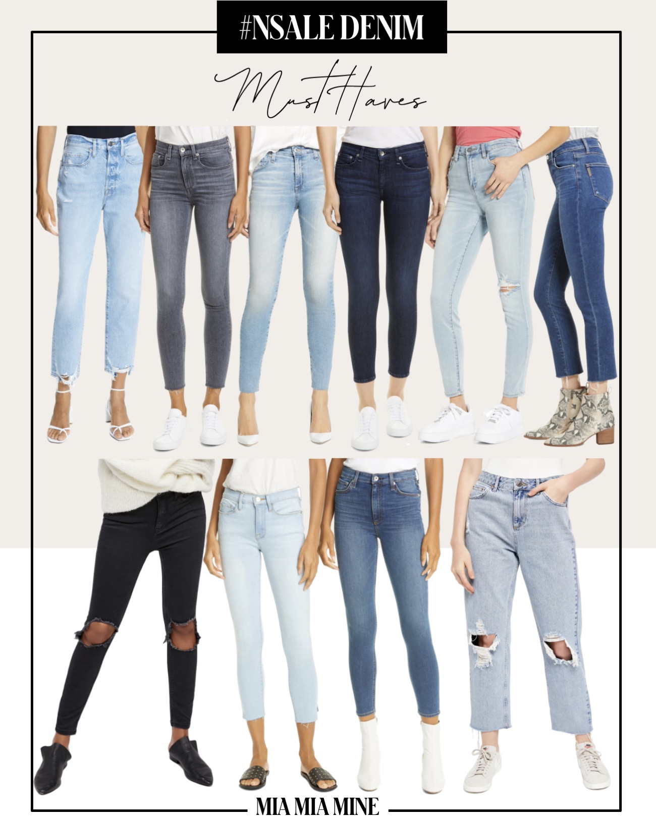 nordstrom anniversary sale 2020 denim picks by fashion blogger miamiamine