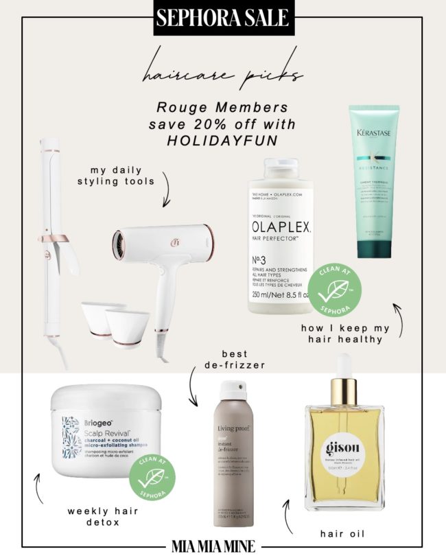 fashion blogger mia mia mine sephora haircare holiday sale picks 2020