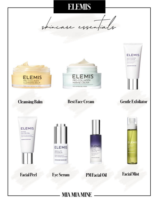 elemis skincare picks by mia mia mine