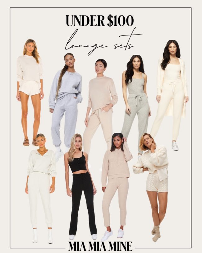 affordable loungewear sets by fashion blogger mia mia mine