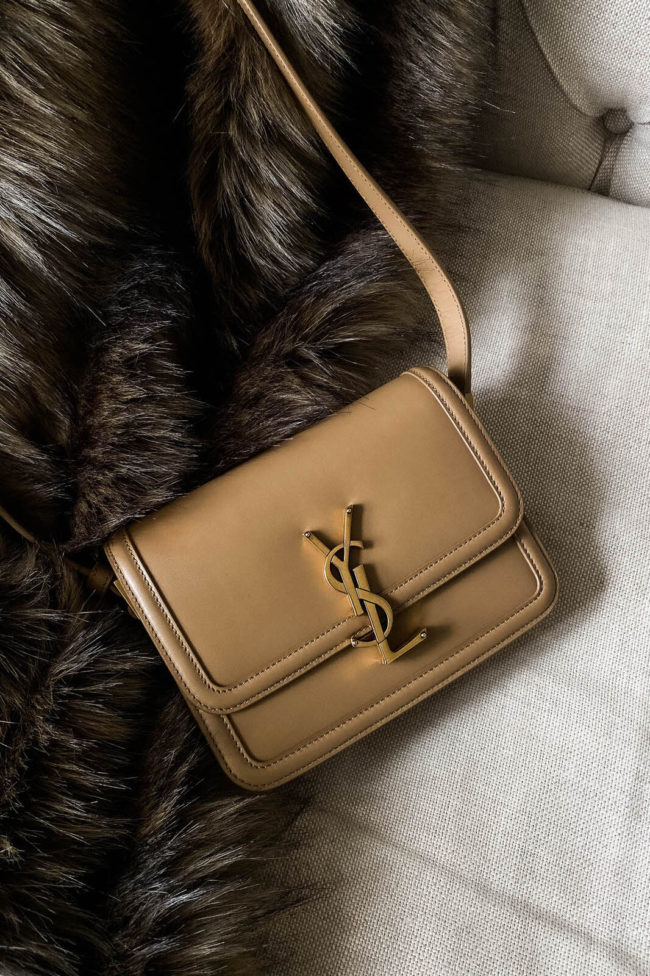 saint laurent solferino camel bag